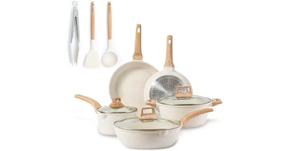 Carote 11-Piece Cookware Set at Amazon