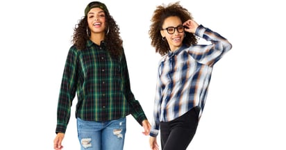 Juniors' Long Sleeve Button Down Shirt at Kohl's