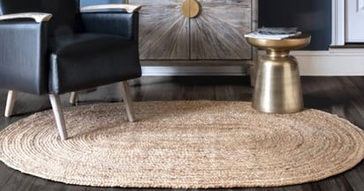 Farmhouse Jute Accent Rug at Walmart