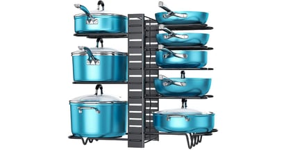 Adjustable Pan Organizer Rack at Amazon