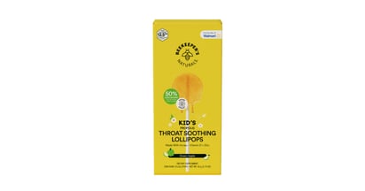 beekeeper's naturals kids throat lollipop rebate