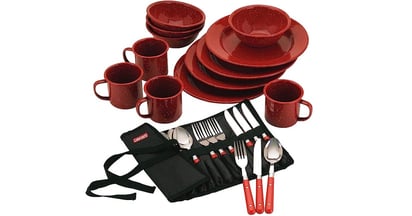 Coleman Dinnerware Set at Amazon