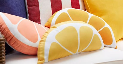 Citrus Outdoor Throw Pillows