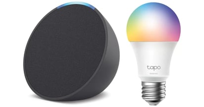 Smart Light Bulb and Amazon Echo Pop