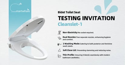 Smart Whale Bidet Cleanslet Toilet Seat