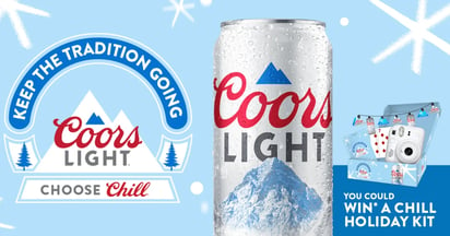 Coors Light Holiday Instant Win Game