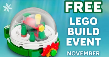 Barnes & Noble Lego Snowglobe