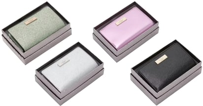 Kate Spade Kenzie Boxed Glitter Compact Wallet