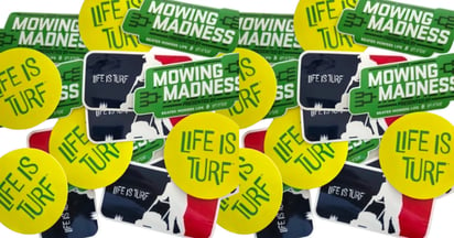 Life is Turf Stickers