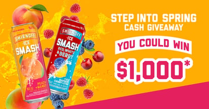 Smirnoff Smash Step Into Spring Sweepstakes