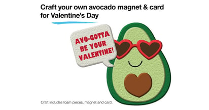 JCPenney Avocado Craft