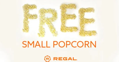 Regal Free Popcorn