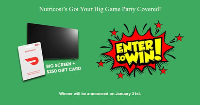 Nutricost Big Game Giveaway