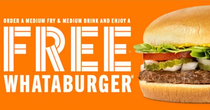 Whataburger Free Burger