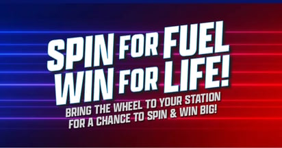 DK Fuel Traveling Prize Wheel Sweepstakes