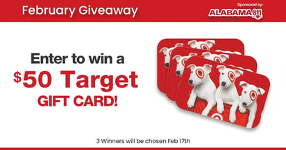 Alabama 811 February Giveaway