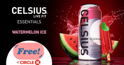 Circle K Celsius Watermelon Ice