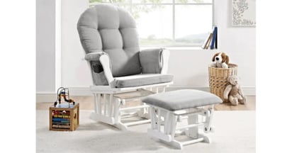 Glider Rocker and Ottoman Set at Walmart