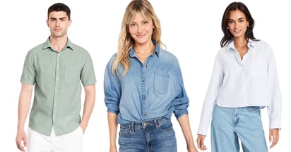 Button-Down Shirts at Old Navy