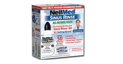 NeilMed Sinus Rinse Kit or NasaFlo Neti Pot