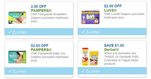 Pampers Savings - Printable Coupons