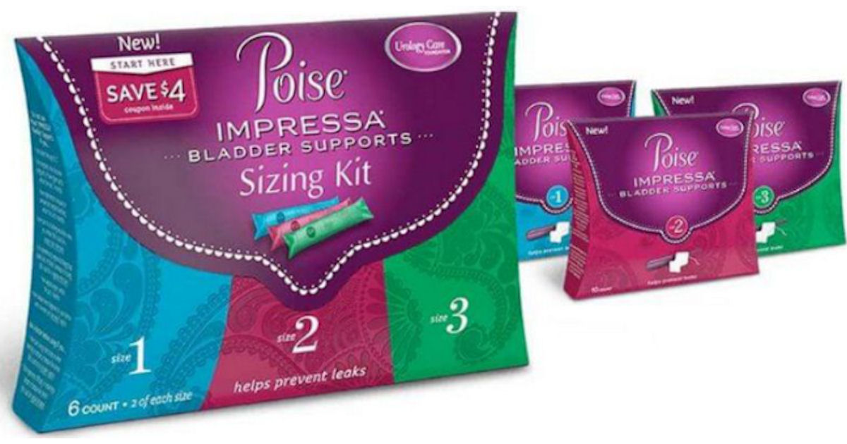 Free Poise Impressa Sizing Kit - Free Product Samples