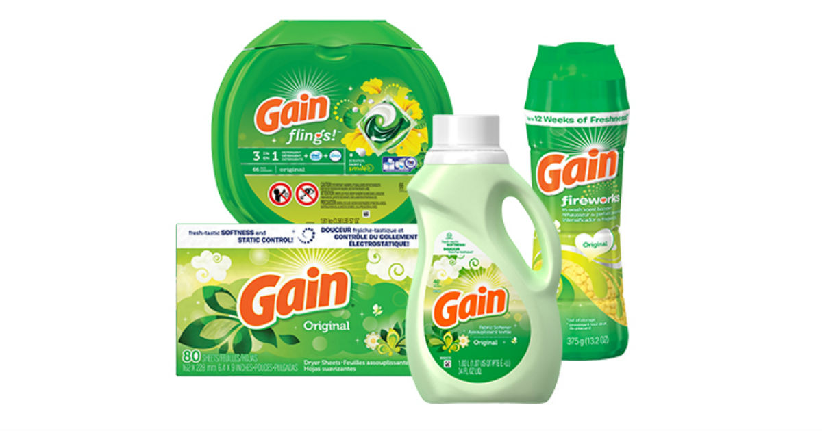 Save up to 4.00 Off on Gain Laundry Products Printable Coupons