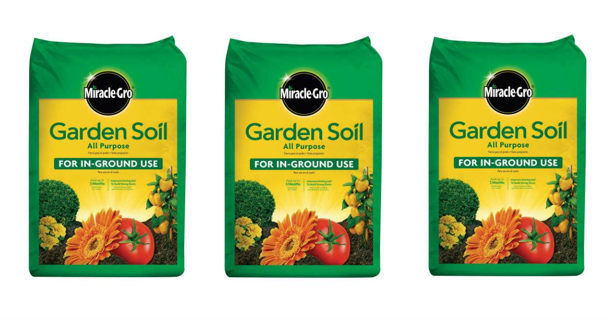 Miracle Gro Garden Soil On Sale For 2 50 At Lowe S Daily Deals Coupons