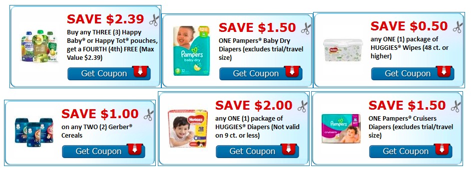 Over $25 in Printable Coupons for Baby Products Daily Deals Coupons