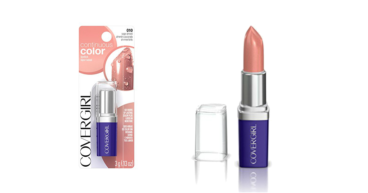 Covergirl Continuous Color Lipstick deal on Amazon