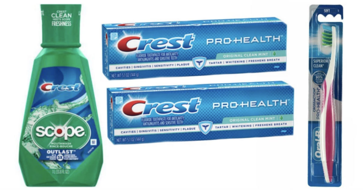 Crest and Oral-B - $2 Off Any 2 Products Coupons - Coupons