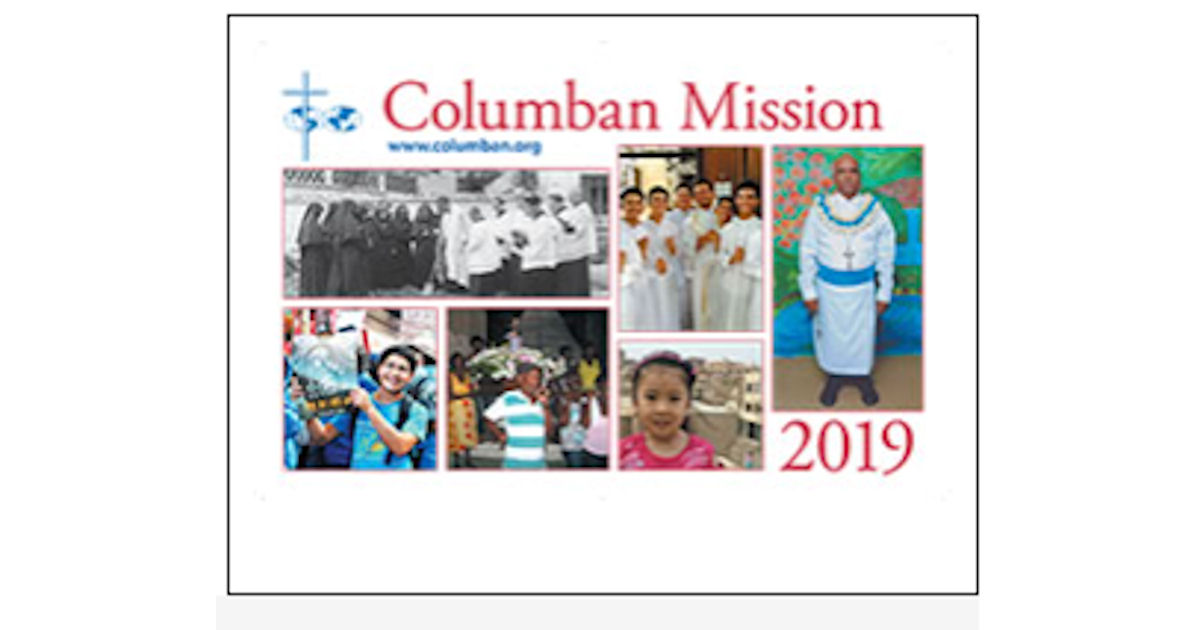 Free 2019 Columban Mission Calendar Free Product Samples