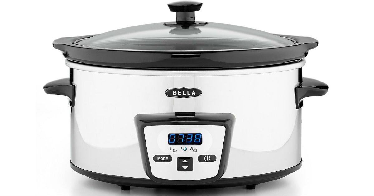 Bella 5-Quart Programmable Slow Cooker ONLY $7.99 After Rebate