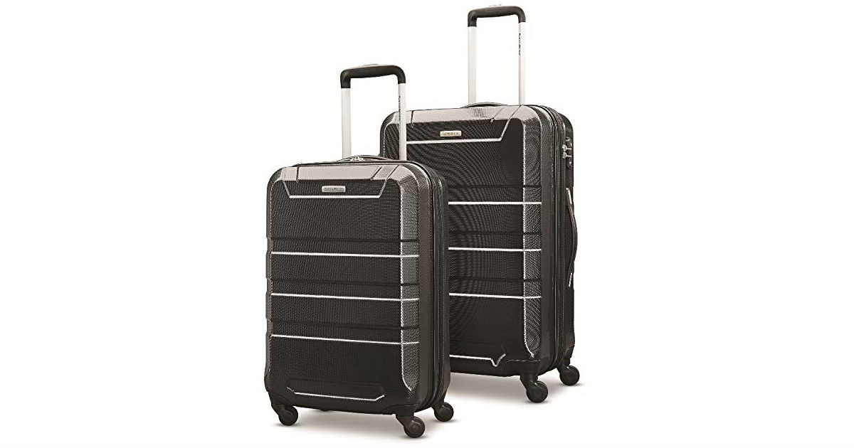 samsonite explore eco 2 piece softside luggage set