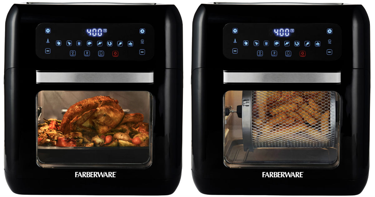 Farberware 6-Quart Digital XL Air Fryer Oven, Black
