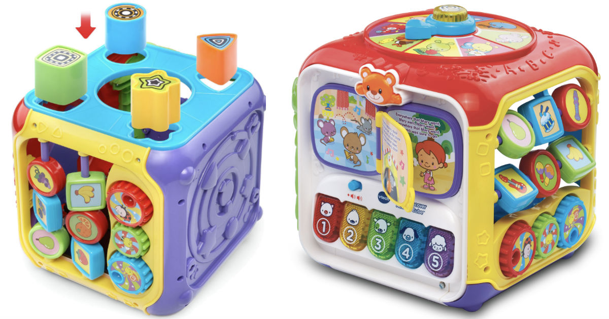 vtech baby sort and discover activity cube
