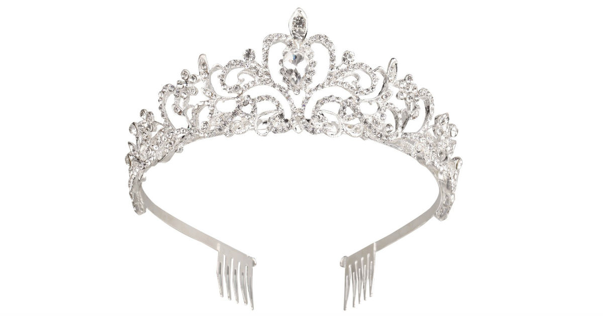 Makone Crystal Crown/Tiara ONLY $5.39 Shipped - Daily Deals & Coupons