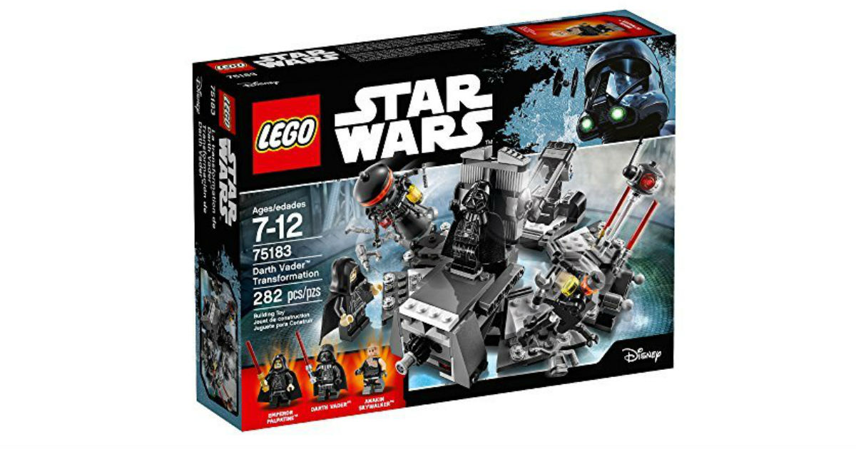 lego star wars darth vader transformation 75183 building kit