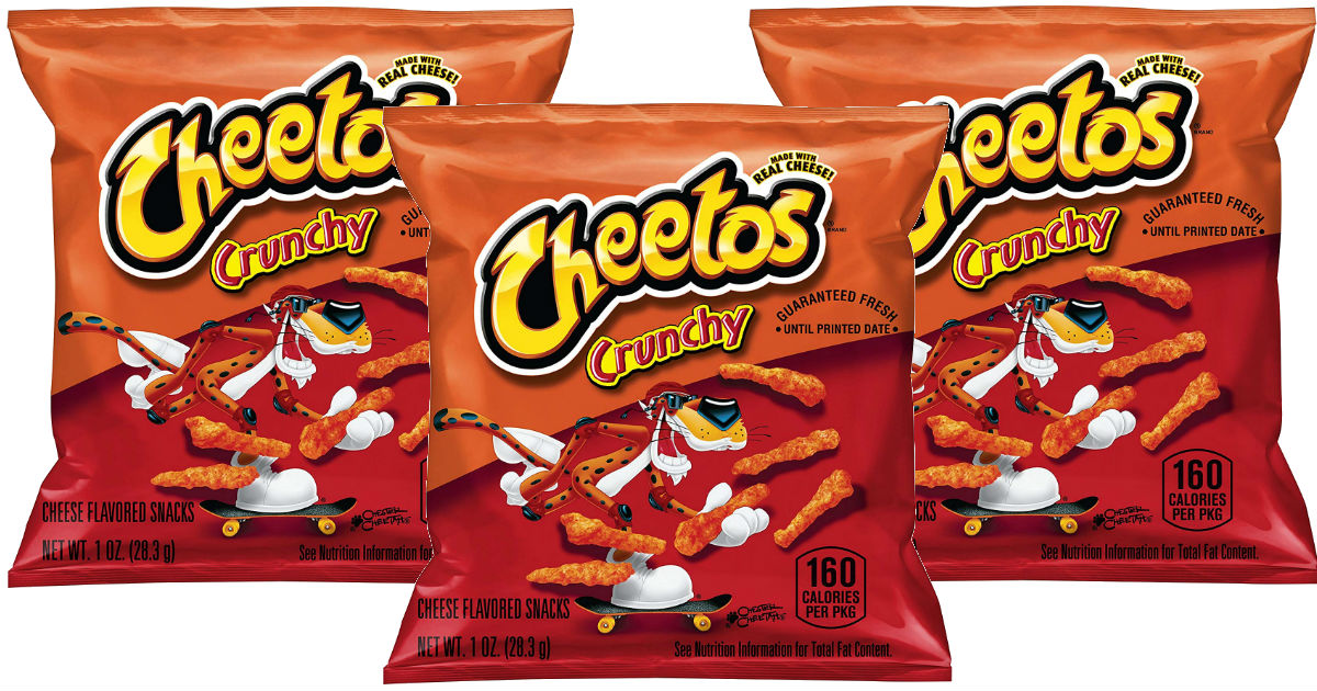 Cheetos Crunchy Cheese Snacks 40 Pack ONLY $12.88 Shipped