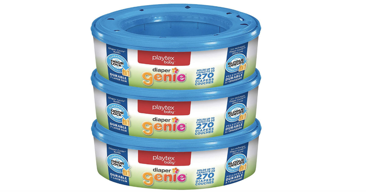 Playtex Diaper Genie Refill Bags 3-Pk 810-ct ONLY $9.28 Shipped