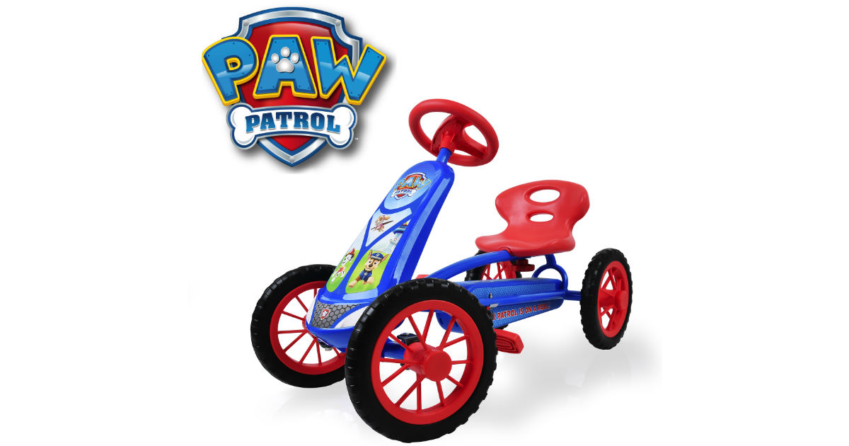 Paw Patrol Lil’Turbo Pedal Go Kart Ride On ONLY $59 (Reg $99)