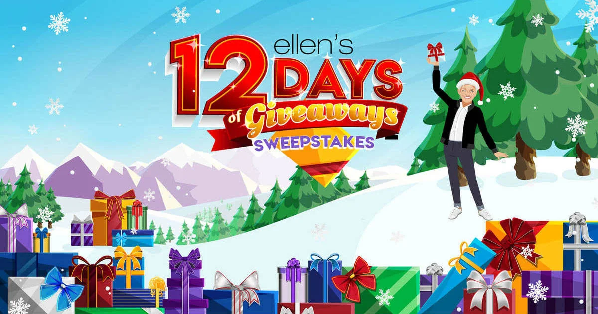 Ellen 12 Days of Giveaways Sweepstakes