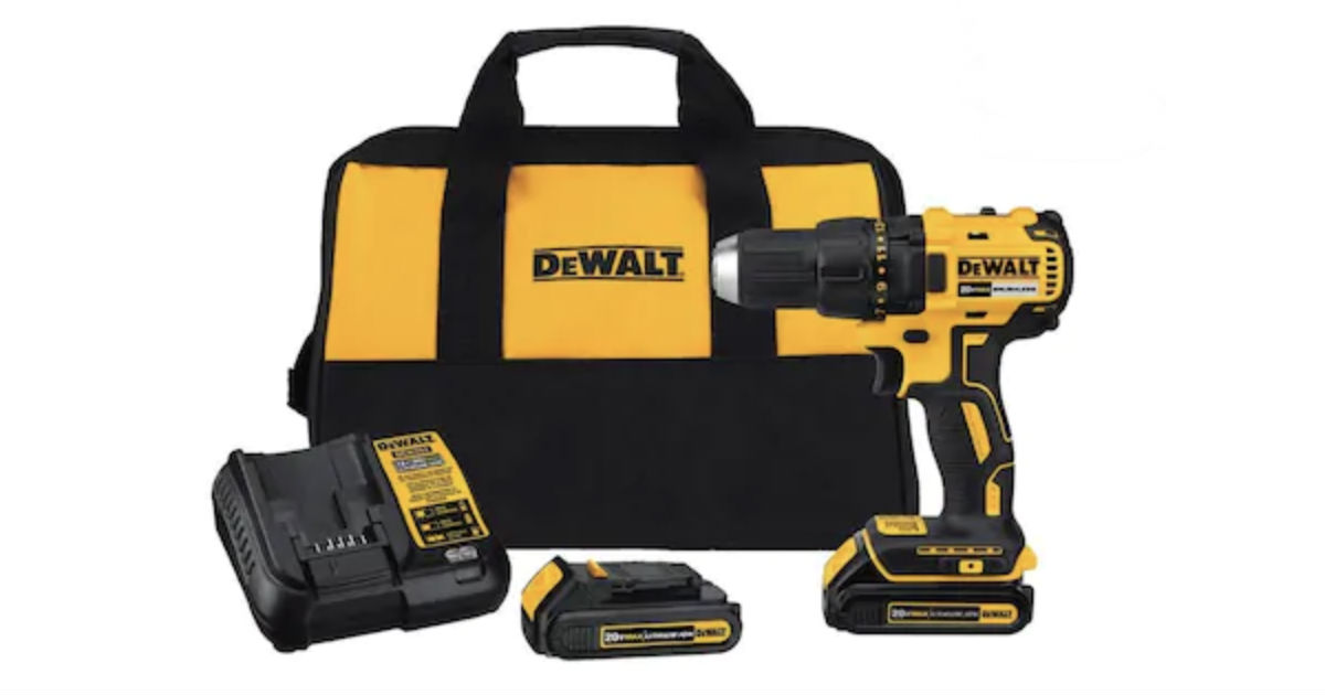 DEWALT 20-Volt Max Brushless Cordless Drill ONLY $99 (Reg $159)