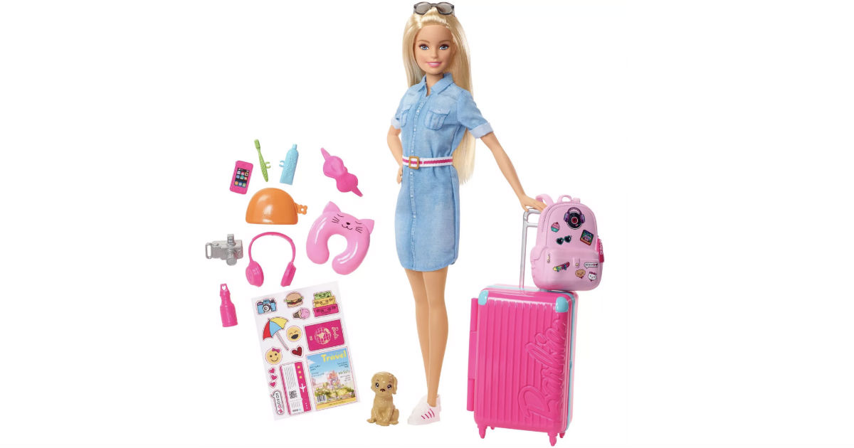 Barbie Travel Doll & Puppy Playset ONLY $14.99 - Daily Deals & Coupons