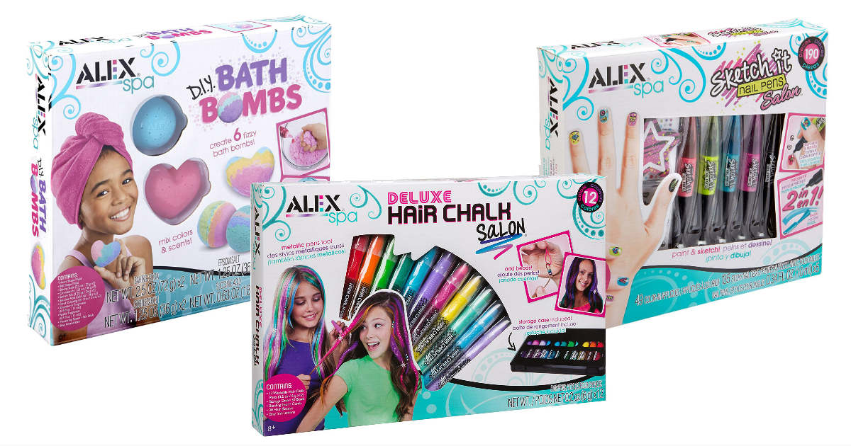 Alex DIY Girls Spa Gift Sets, up to 60% Off on Amazon