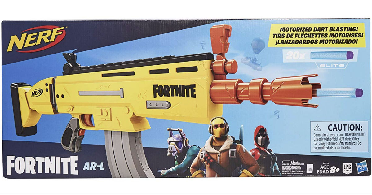 NERF Fortnite Ar-L Motorized Blaster ONLY $19.99 at JCPenney