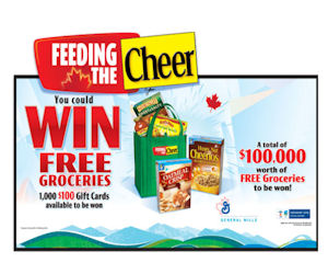 General Mills Feeding The Cheer Daily Entry Sweepstakes - Free ...