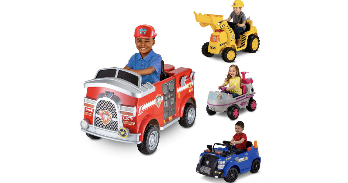 walmart paw patrol ride on