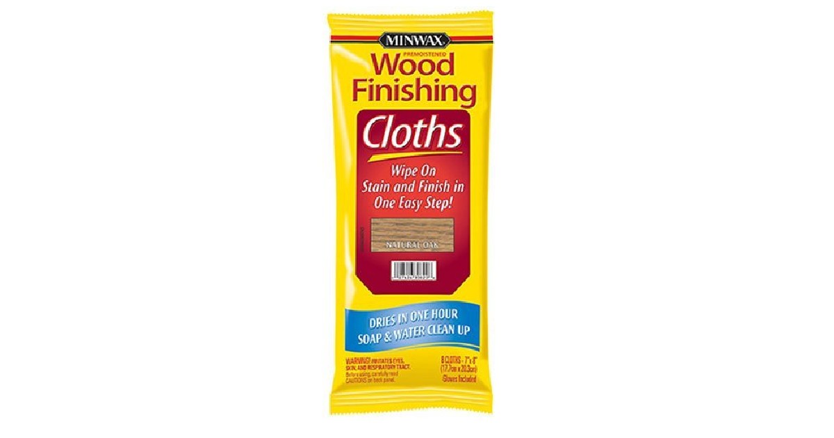 Minwax Wood Finishing Cloths ONLY $2.49 (Reg. $7)