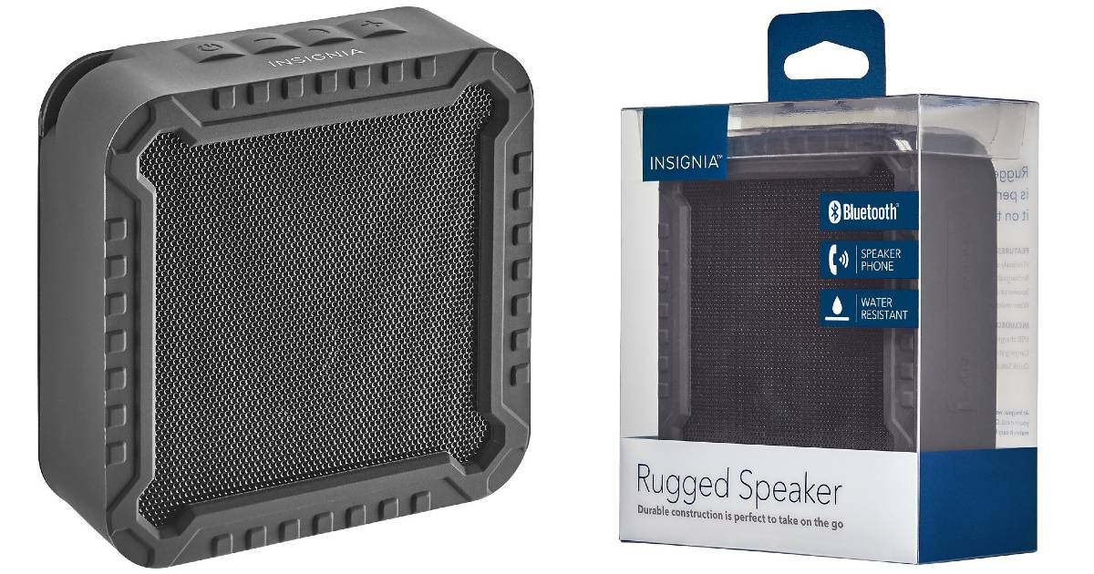 insignia rugged portable bluetooth speaker